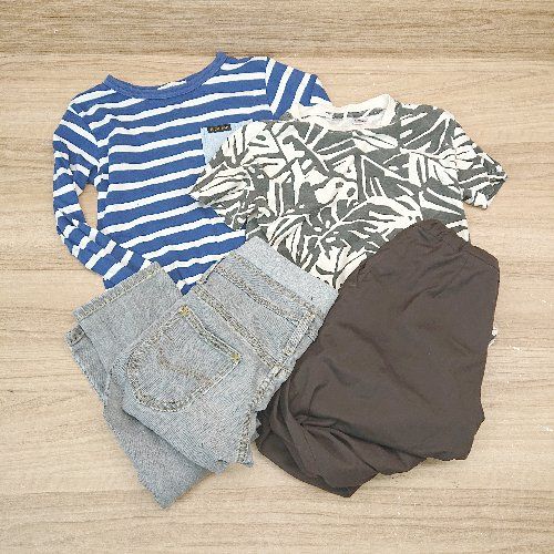 ◇ 《 Lee/RadChap/ZARA まとめ売り4点セット サイズ120/表記なし パンツ/Ｔシャツ/ジーンズ メンズ 》 E 【1308290049020】