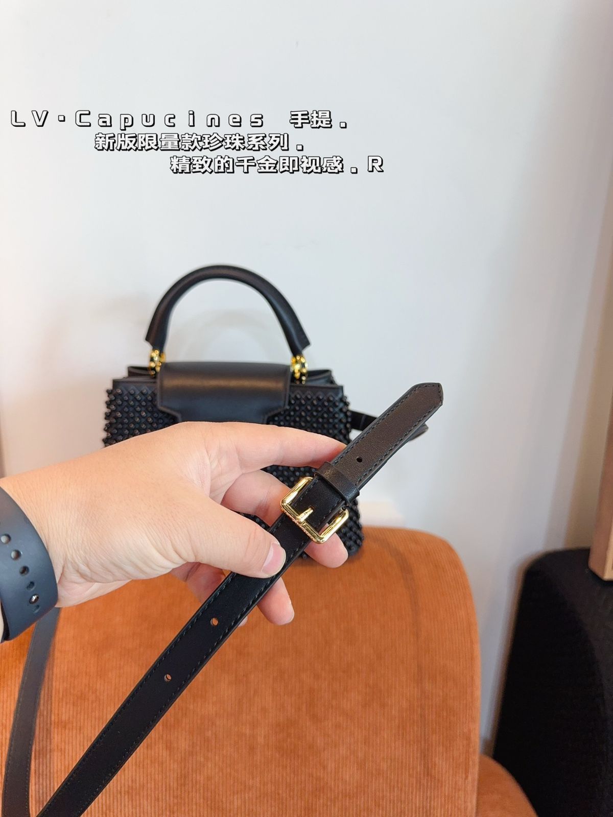 【Louis Vuitton】今日特価！Capucines bb パールハンドバッグ 送料無料 限定在庫のお得な価格です！