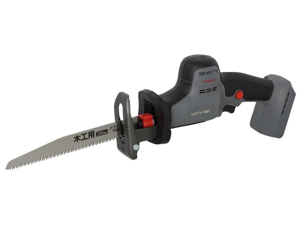 【新品・5営業日で発送】高儀 EARTH MAN Share Link 18V充電式ブラシレスコンパクトセーバーソー SL-BDN210-A