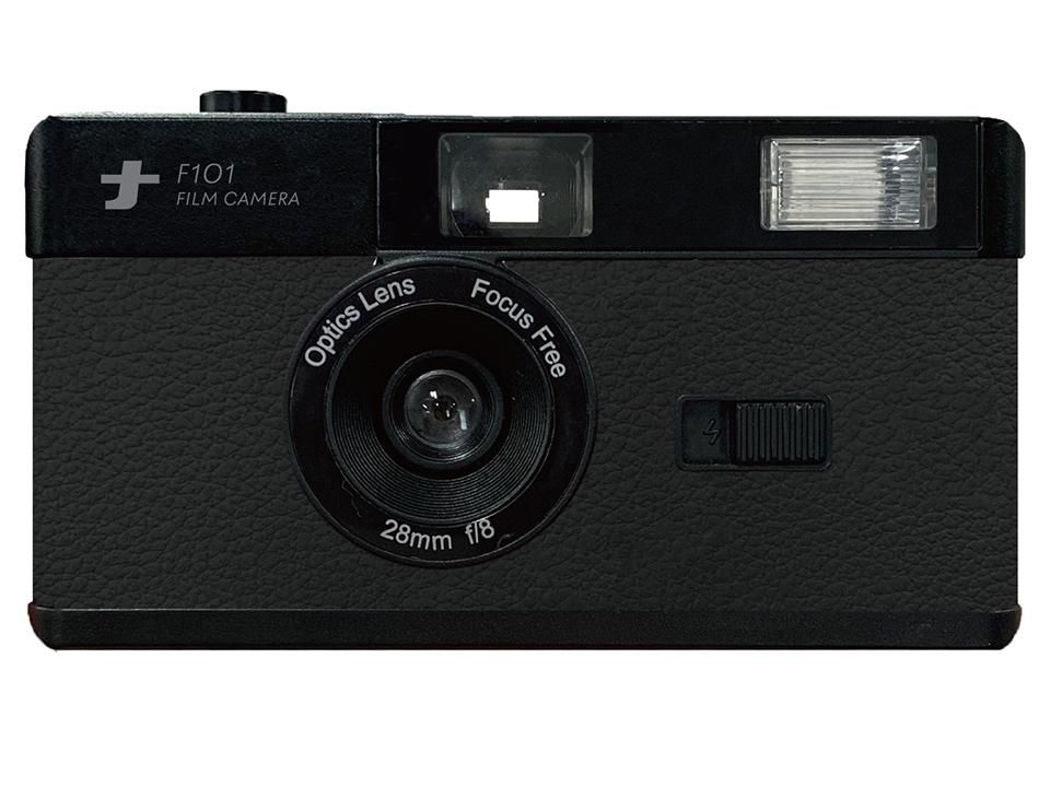 【新品・5営業日で発送】ナカバヤシ フィルムナカメラ スタンダードなフィルムカメラ フラッシュ付き夜間暗い場所での撮影にも対応 ブラック CAM-F101BK