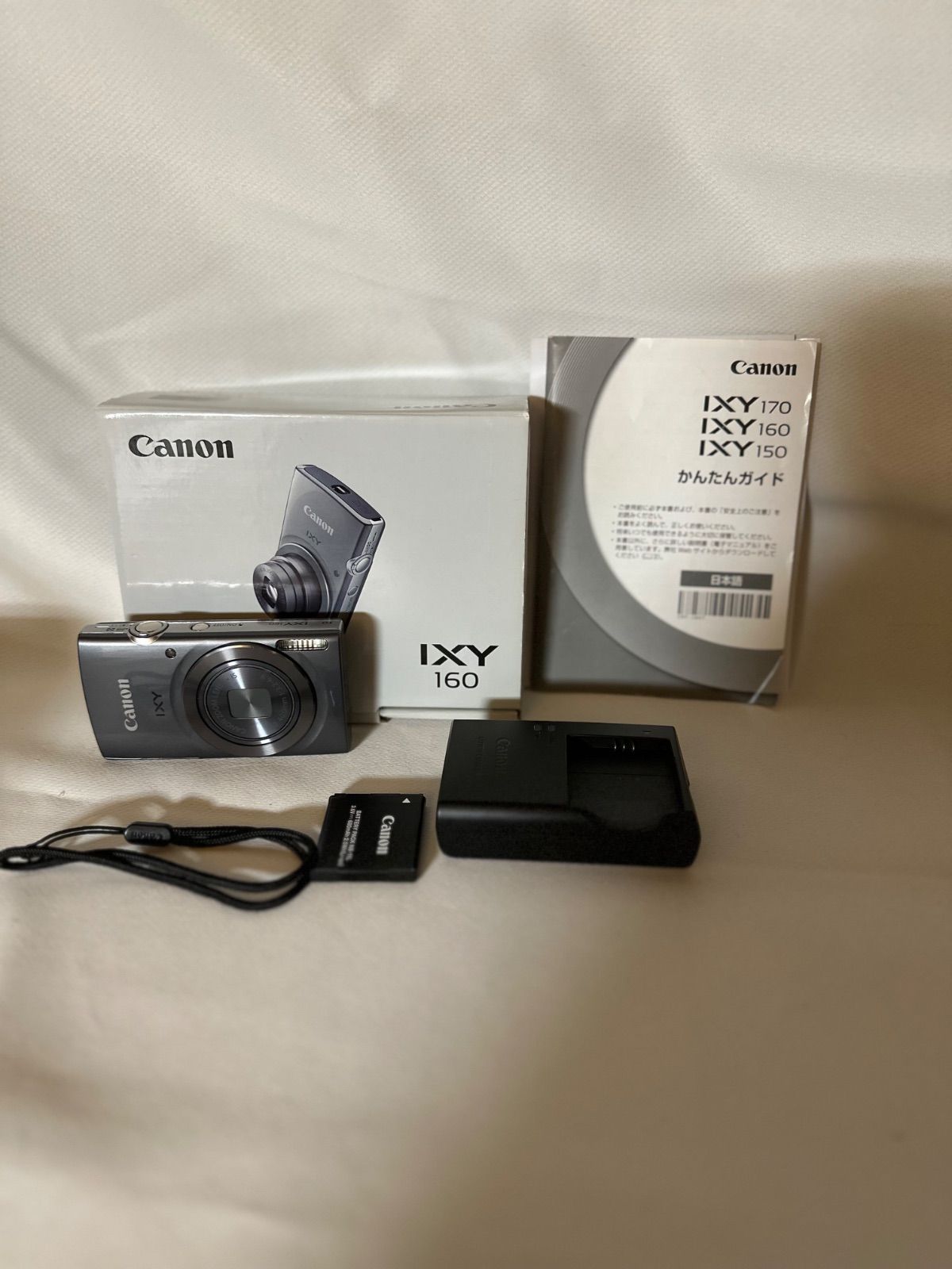 美品】Canon IXY 160 グレー デジカメ 箱・充電器付き - メルカリ