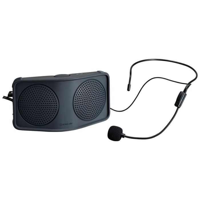 【新品・5営業日で発送】KING JIM ハンズフリー拡声器(HFLS10-DG)