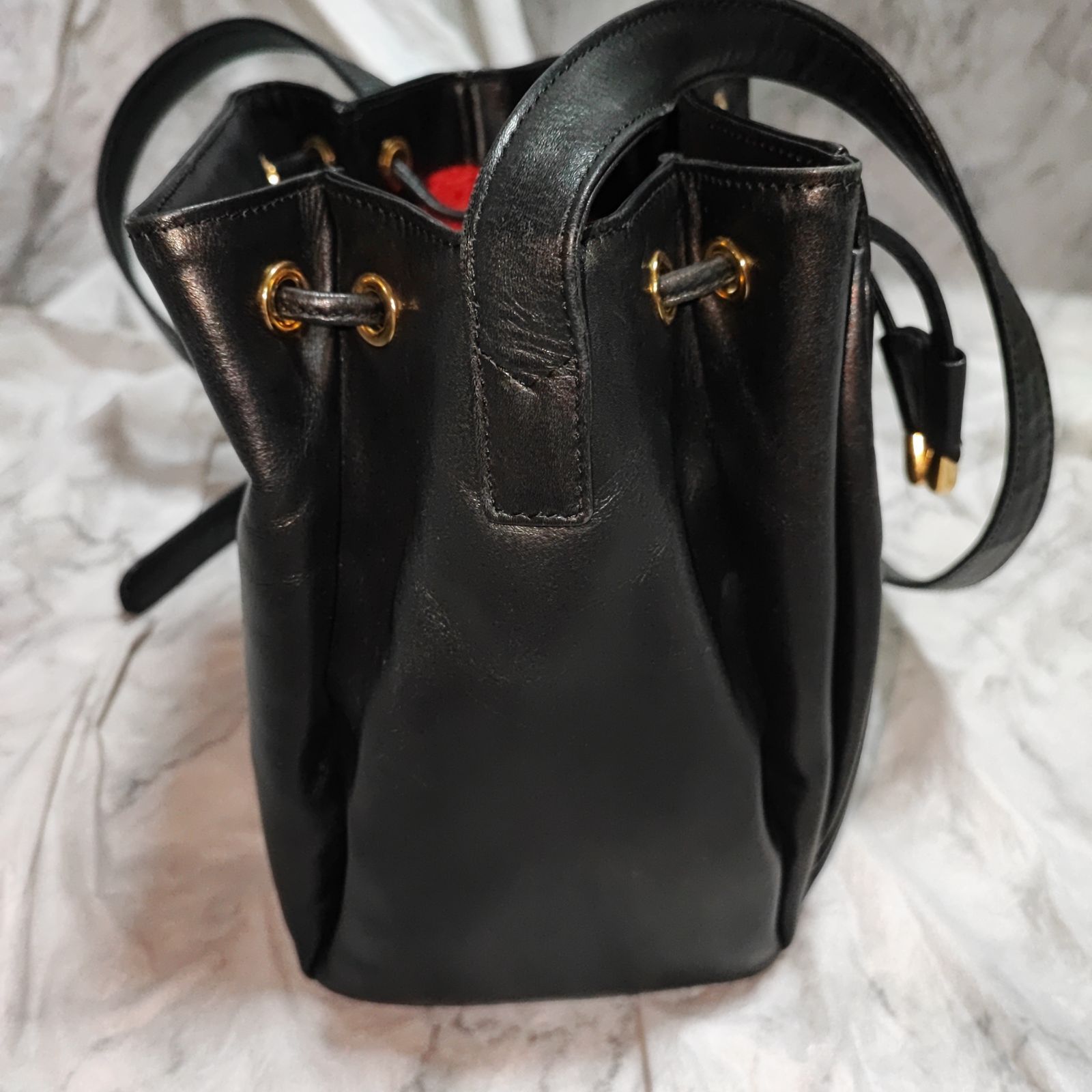 Christian Dior レディディオール 巾着 ショルダーバッグ チャーム