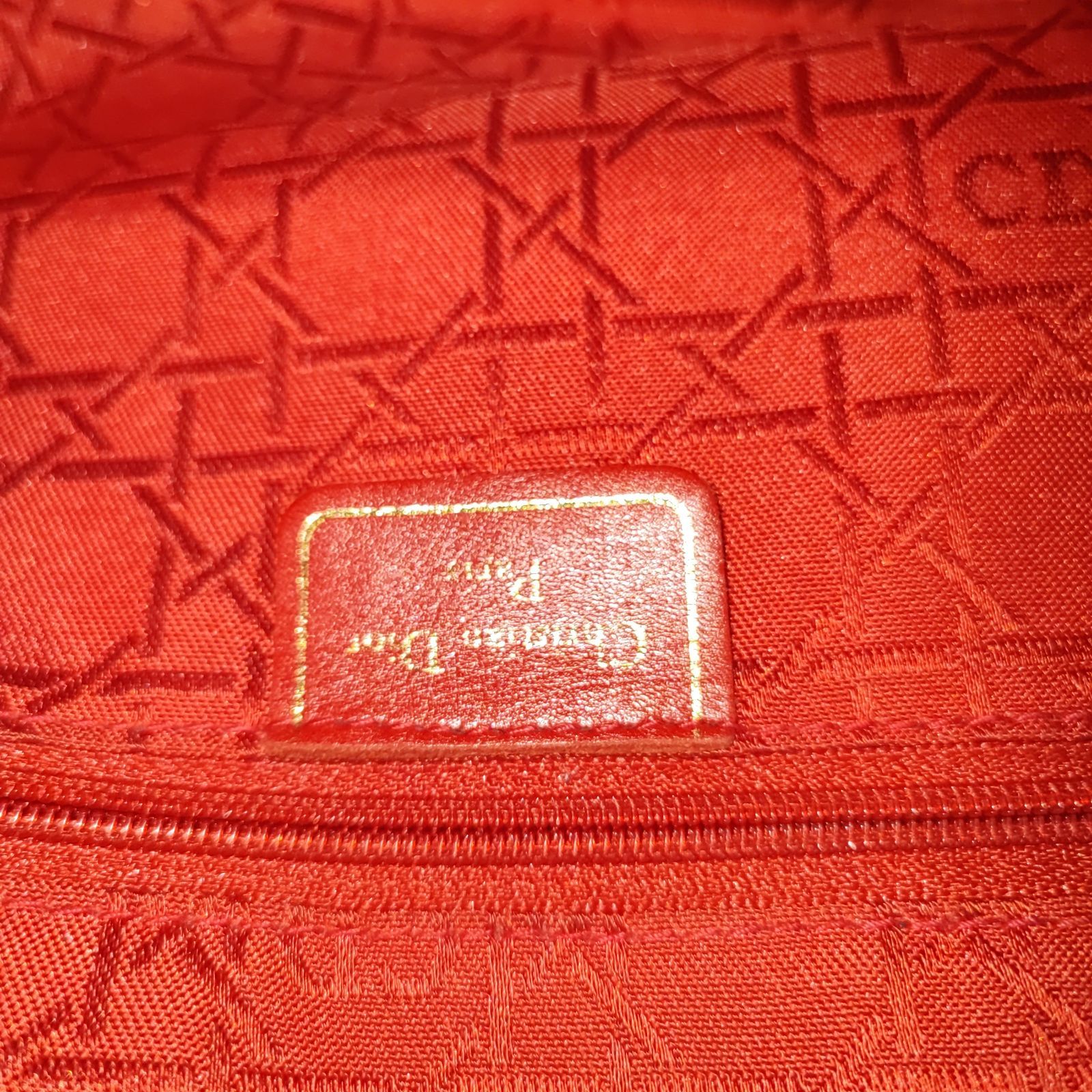 Christian Dior レディディオール 巾着 ショルダーバッグ チャーム
