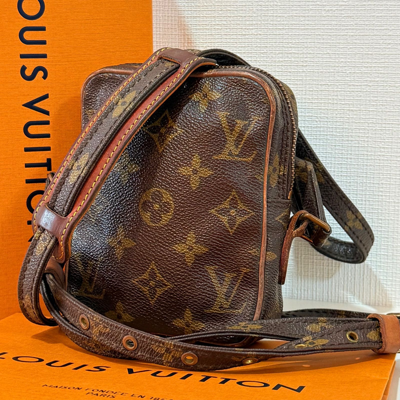 LOUIS VUITTON ルイヴィトン ミニダヌーブ モノグラム 美品 - メルカリ
