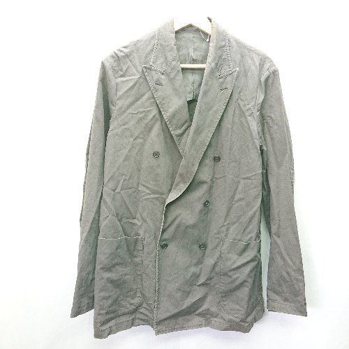 ◇ COSEI コセイ シンプル 無地 テーラード 長袖 ジャケット サイズ1 チャコールグレー メンズ E 【1405140011500】