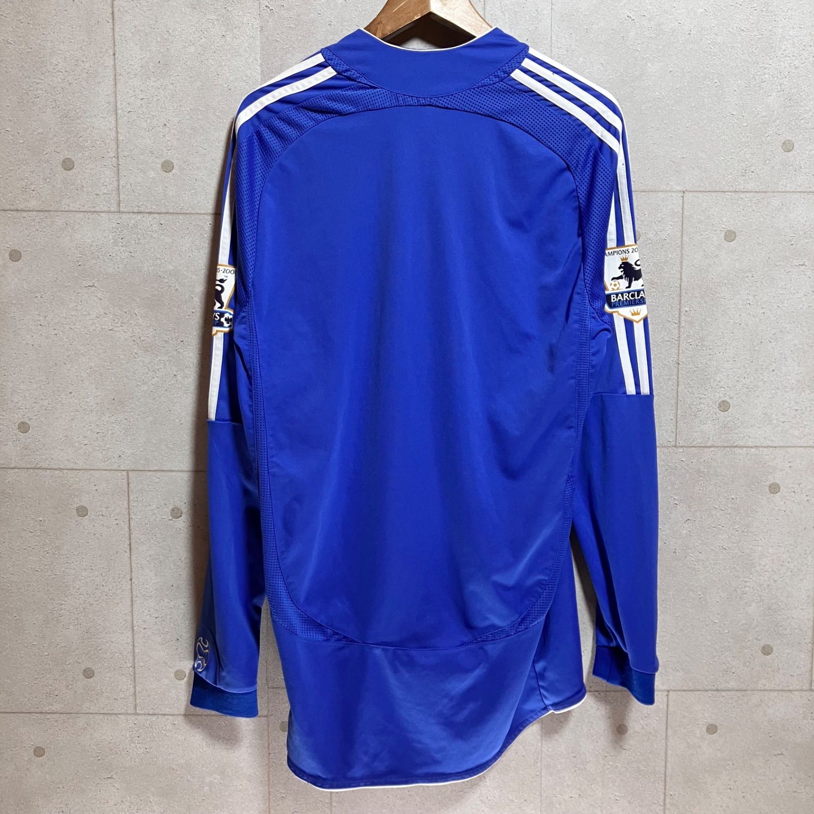 チェルシーFC ユニフォーム　ゲームシャツ　長袖 adidas Lサイズ adidas アディダス FCチェルシー ユニフォーム 長袖 シャツ ゲーム