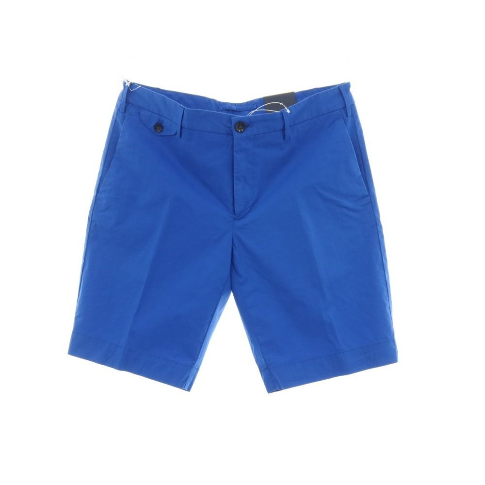 【新品アウトレット】インコテックス スローウェア INCOTEX SLOWEAR SUMMER POPELINO ストレッチ コットン ショートパンツ ブルー【サイズ50】【メンズ】
