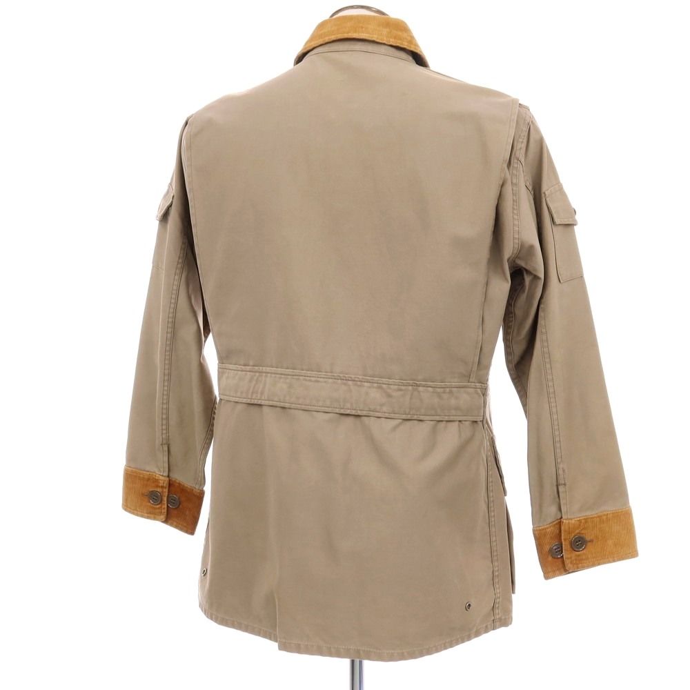 【中古】テンエックス 10-X ヴィンテージ 1950-1960 コットン系 ハンティングジャケット ダークベージュxキャメル【サイズ42】【メンズ】