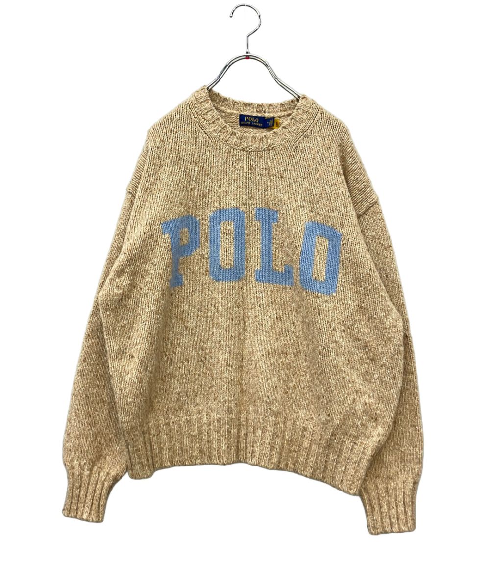 ポロ・ラルフローレン 長袖ニット ロゴ ウールブレンド 3XBRJ1q レディース SIZE M POLO RALPH LAUREN
