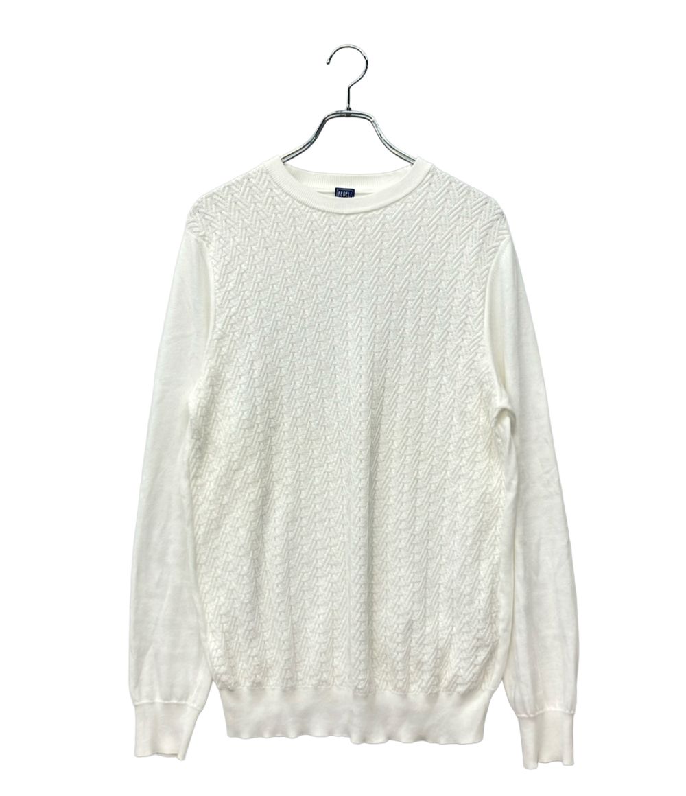フェデリ 長袖 ニット コットン メンズ SIZE 50 (XL) FEDELI
