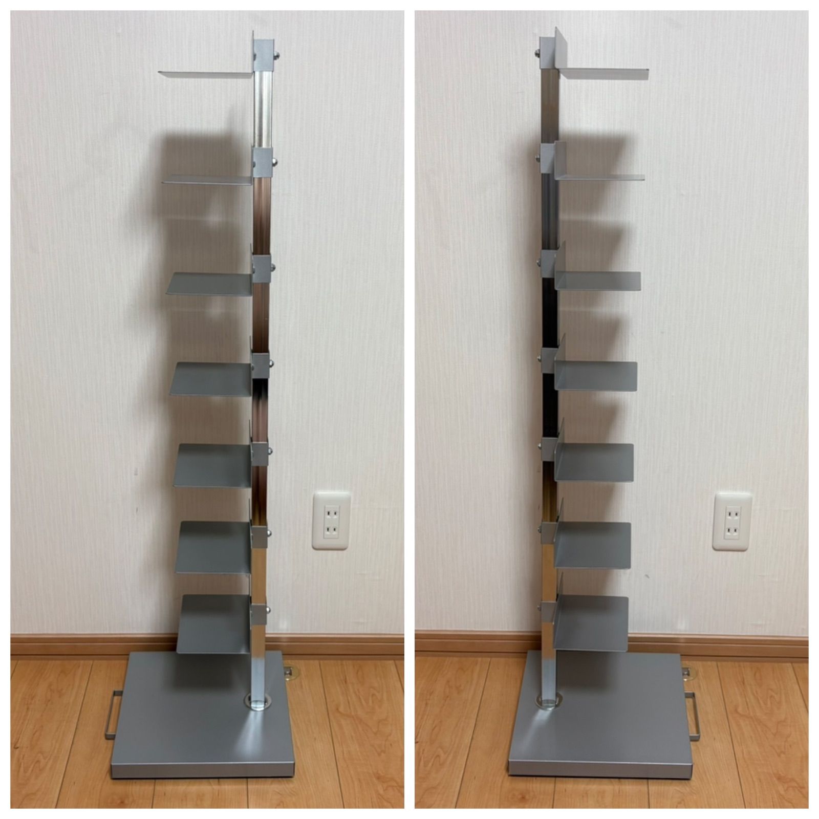 足立製作所 ブックタワー ハイタイプ 8段 ds143 高さ111.5cm - メルカリ