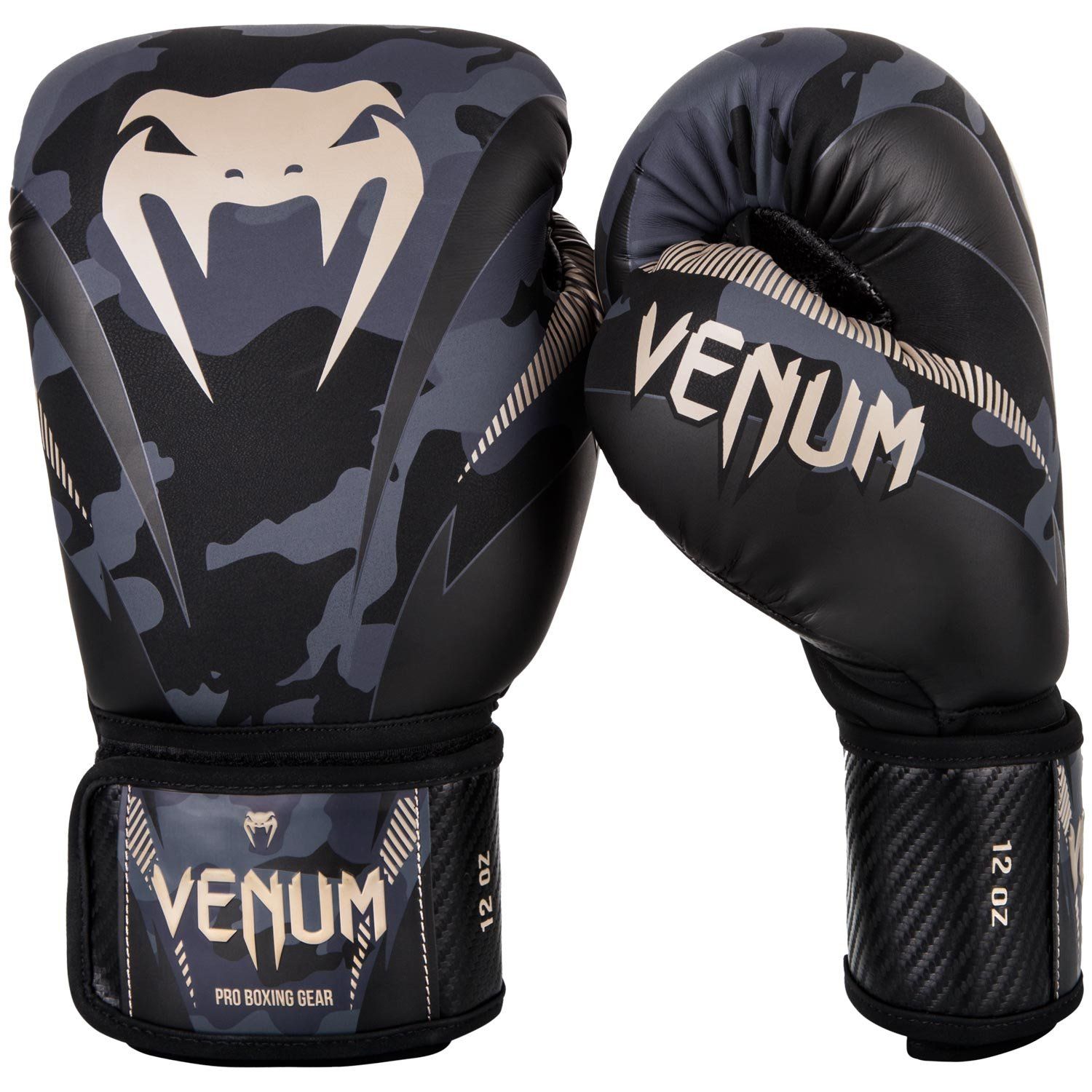 VENUM ボクシンググローブ Impact - インパクト（ダークカモ/サンド）/ Boxing Gloves (14oz) [14oz]