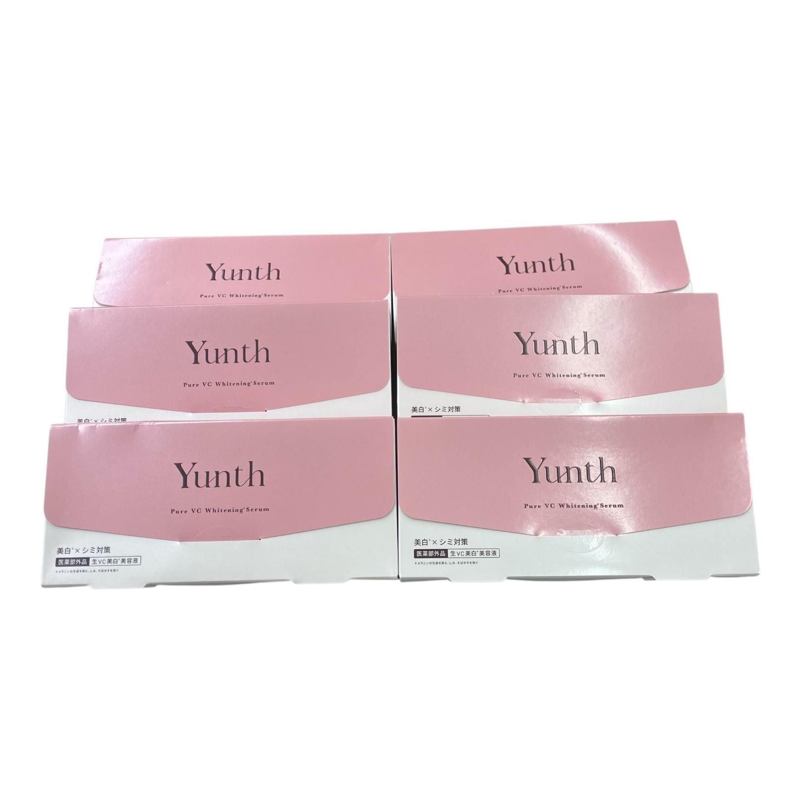 186000 新品未使用 Yunth 6箱セット 生VC美白　美容液 6点まとめ売り 11,552円