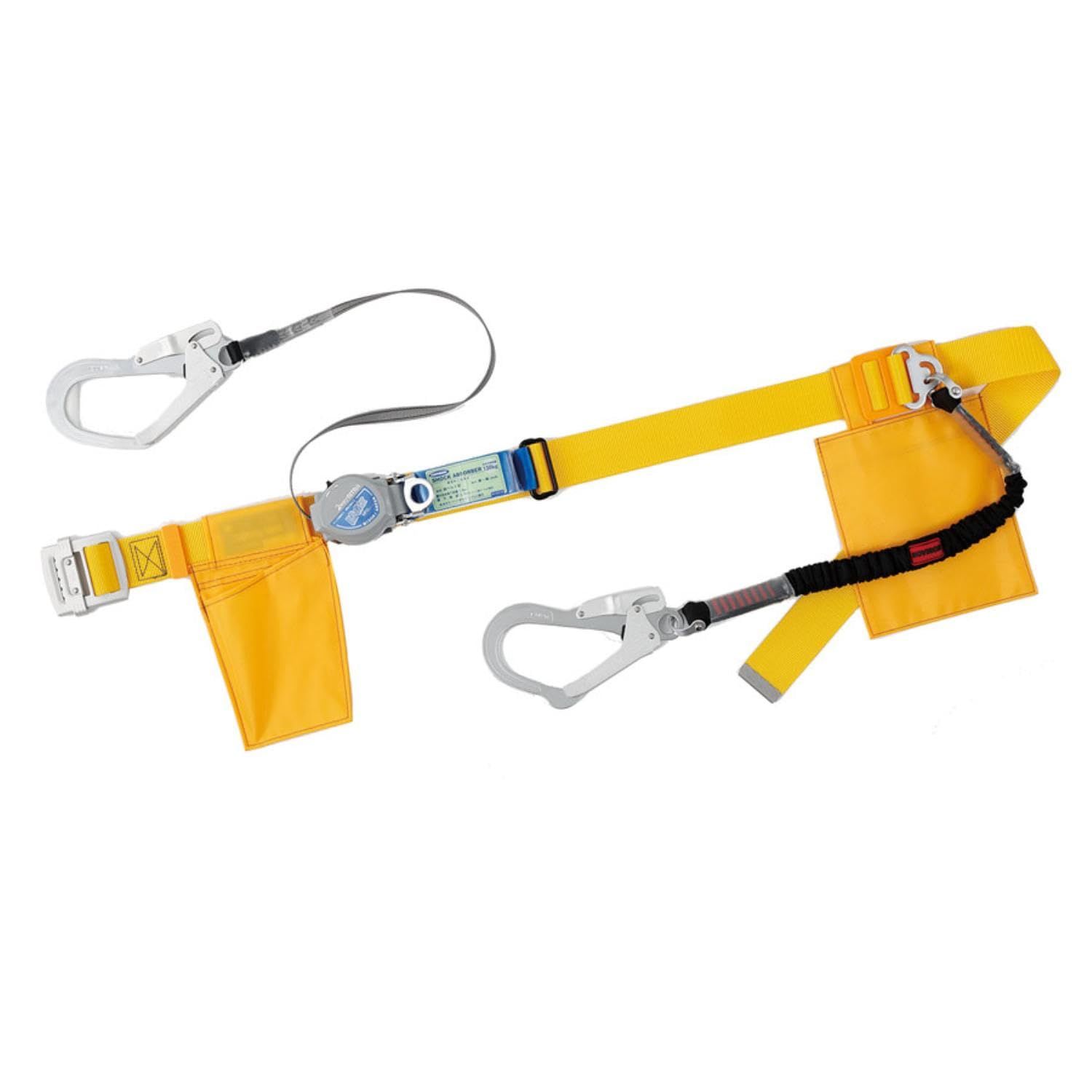 新品 [ミドリ安全] 墜落制止用器具 胴ベルト型 新規格適合 130kg以下 MFD-500L-10L YL イエロー LL