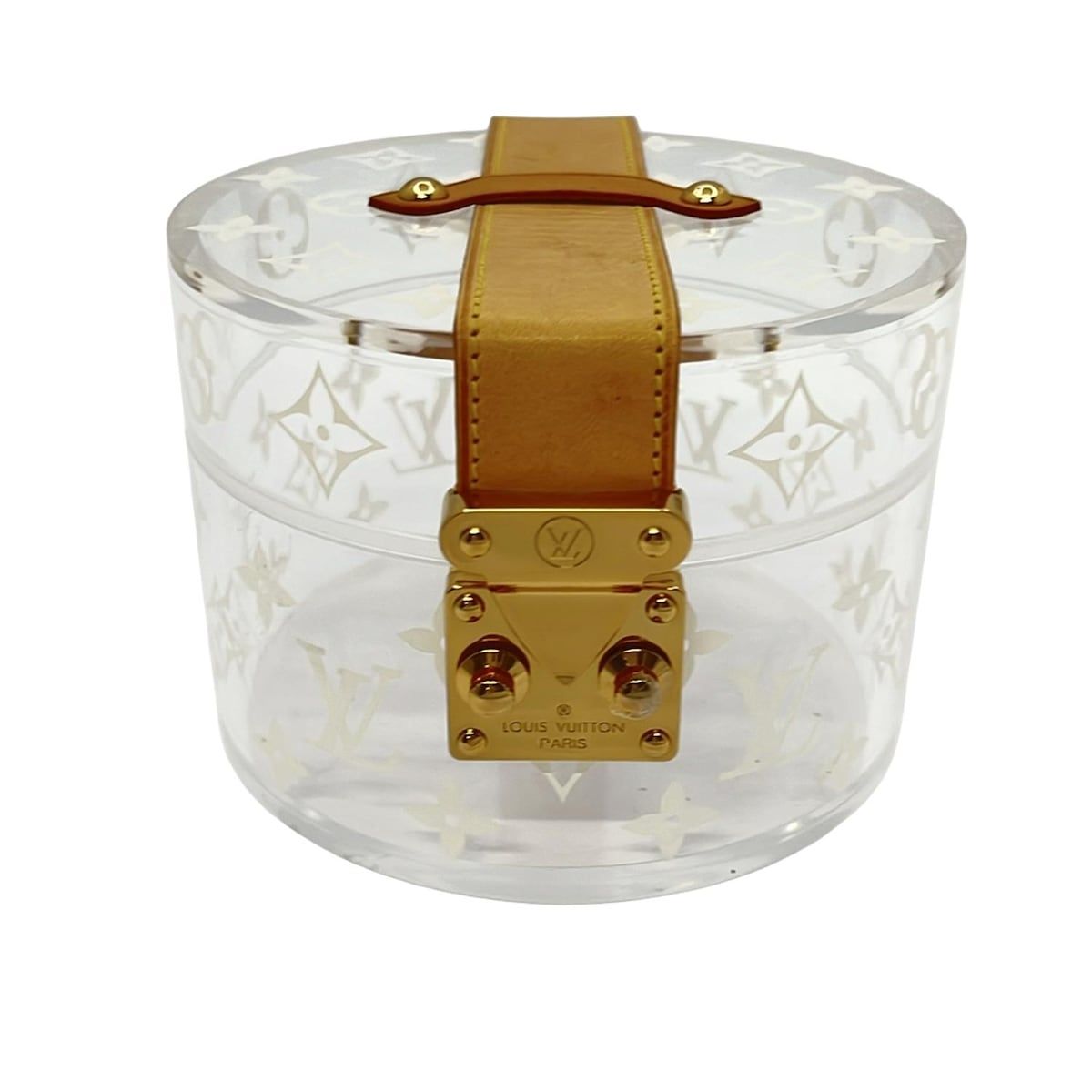 LOUIS VUITTON(ルイヴィトン) 小物入れ ボワットスコット GI0203 クリア×白×ベージュ レザー、牛革