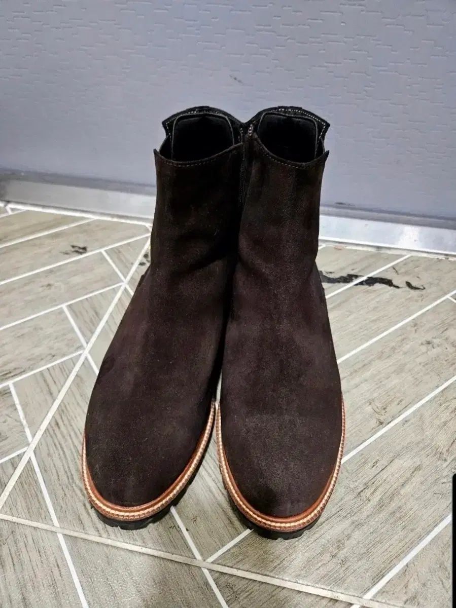 ハンドメイド スウェードブーツ 出品