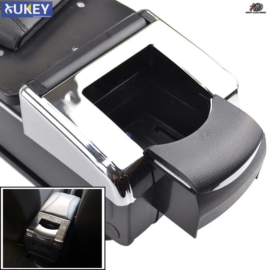 センターコンソール VW UP 2009 - 2017 ストレージボックス アームレスト 2010 - 16 回転式レザー収納アームレスト