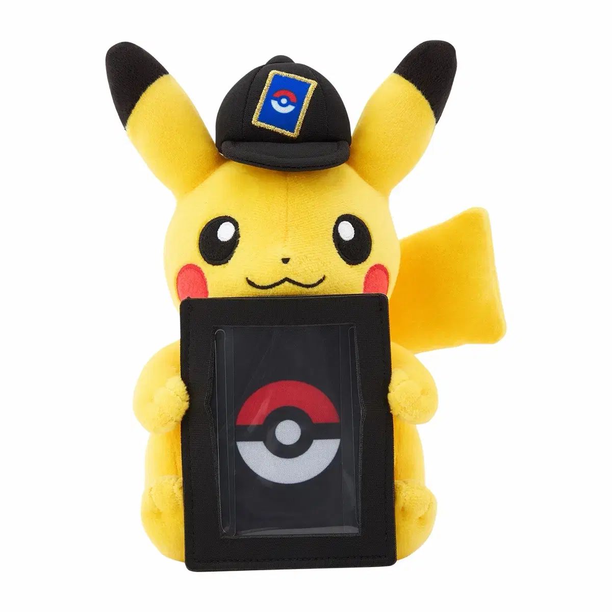 日本ポケモンセンター トレカホルダー ぬいぐるみ ピカチュウ