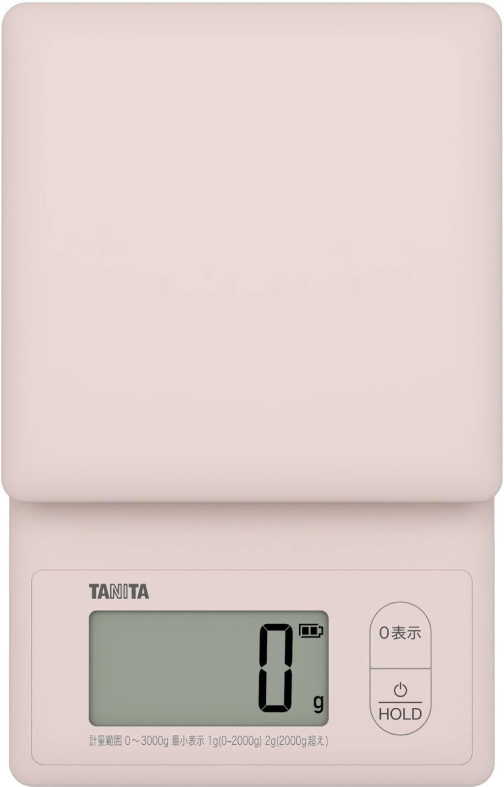 新品 タニタ 洗える スケール 3kg ピンク KW-2G02-PK