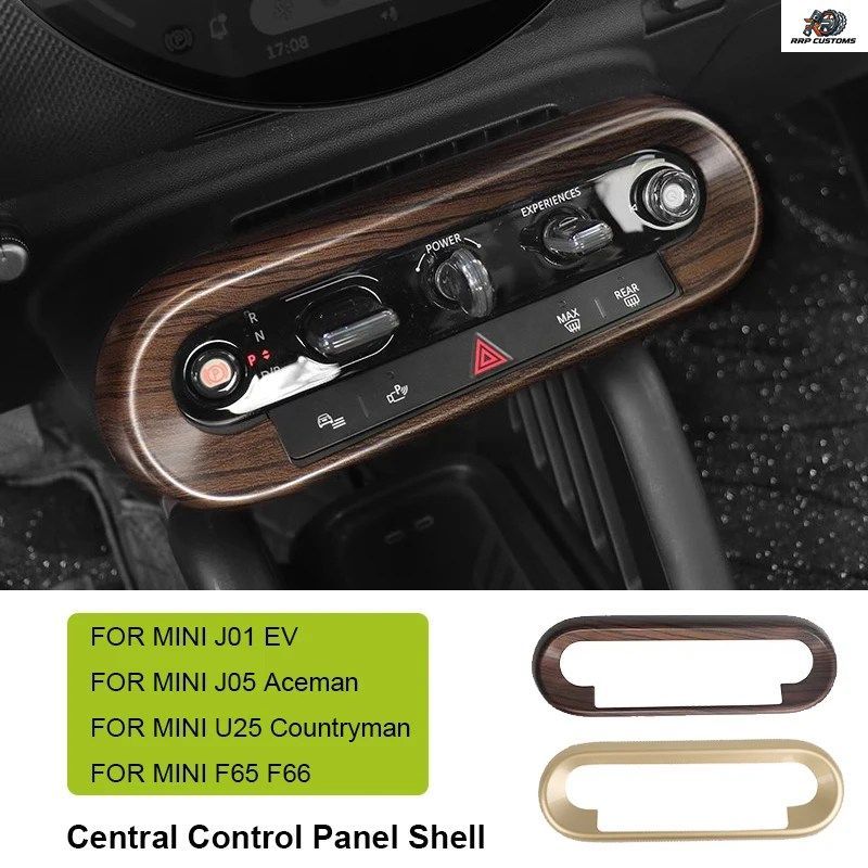 MINI COUNTRYMAN U25 F65 F66 COOPER S E SE J01 EV J05 ACEMAN 2024 2025 車両用セントラルコントロールボタンフレームステッカーカバート