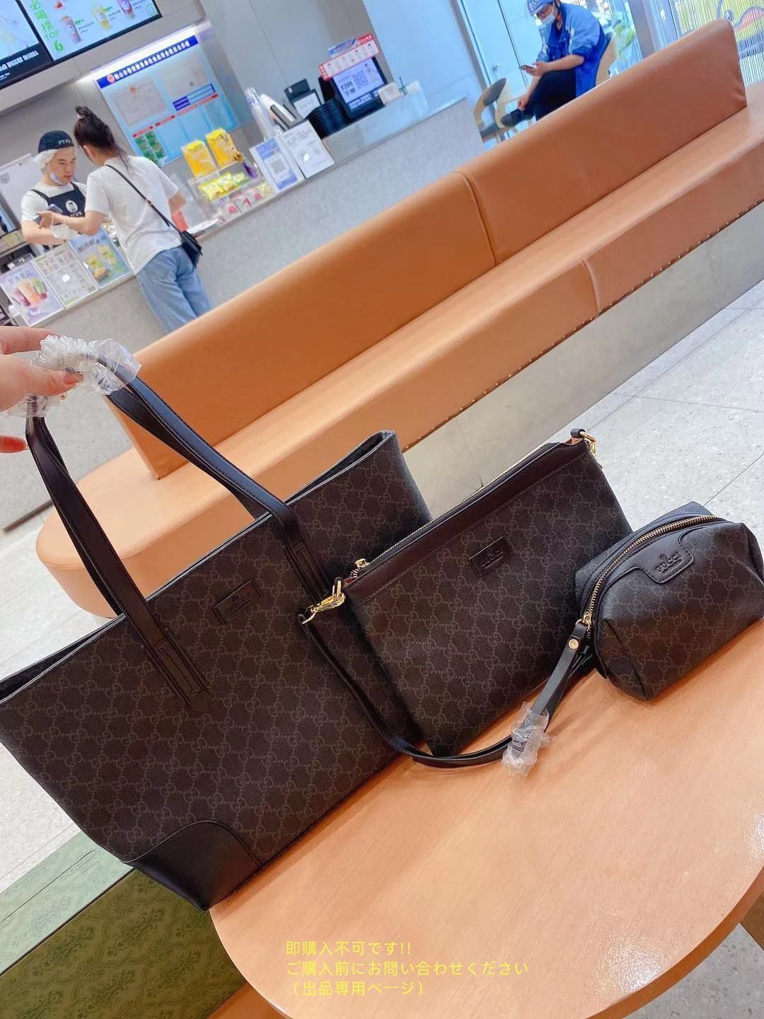 期間限定☆トートバッグ GUCCI グッチ ショルダーバッグ 財布 3点セットバッグ 期間限定☆トートバッグ GUCCI グッチ ショルダーバッグ 財布 3点セットバッグ