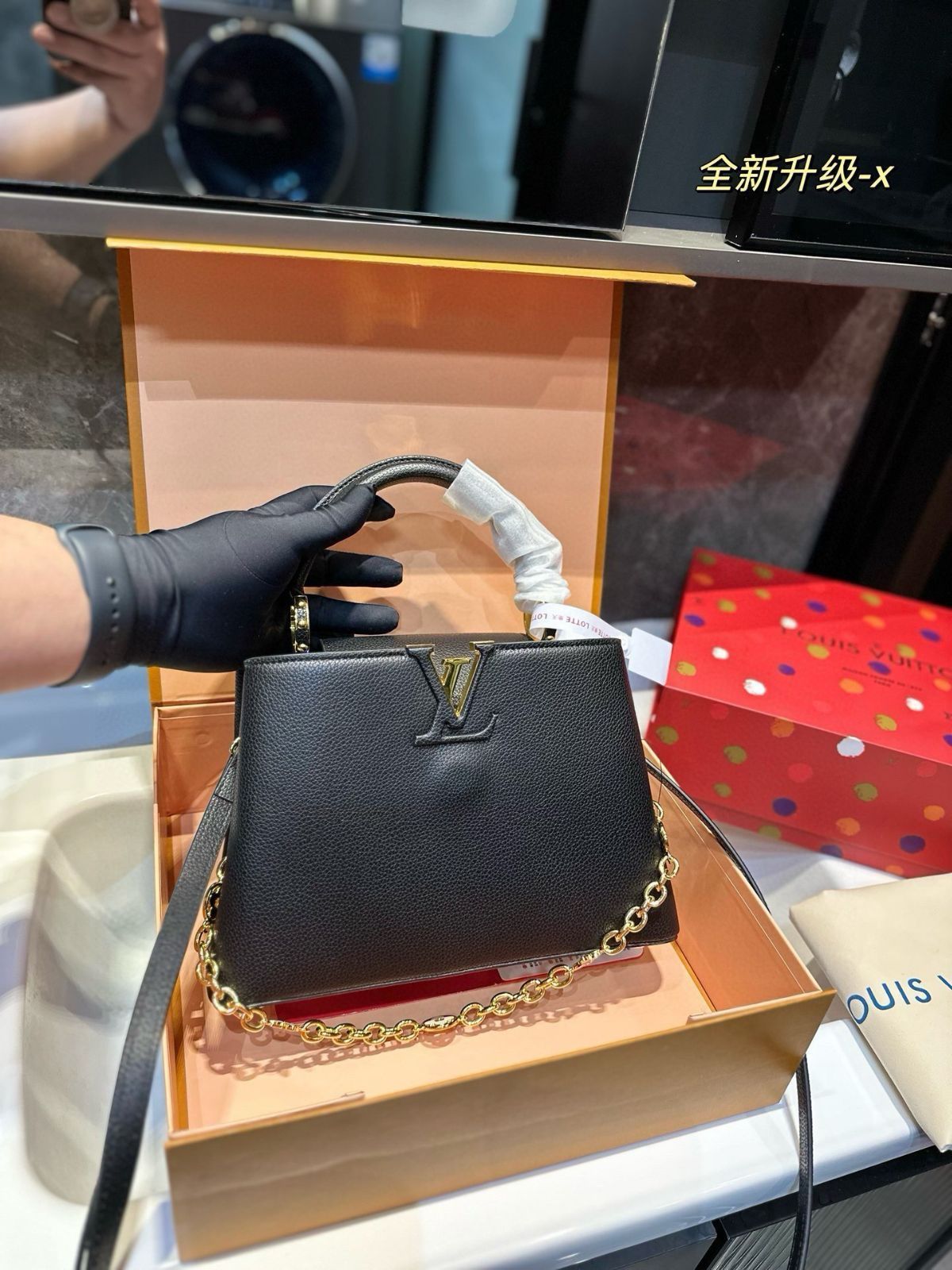 【今日特価】LVCapucines ハンドバッグ 送料無料！在庫限定価格 -WT0輸入