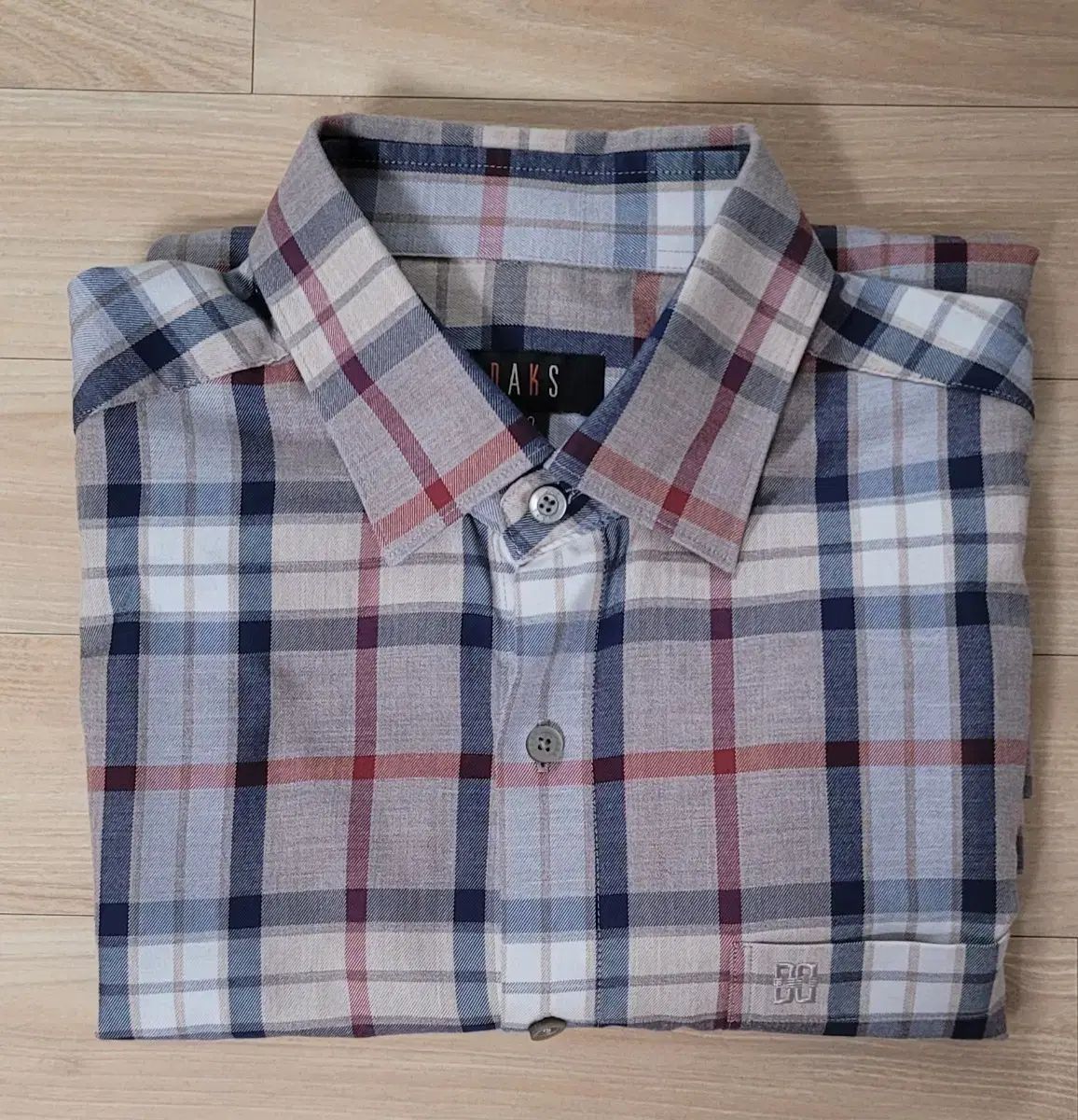 DAKS メンズ チェック シャツ 100 (正規品)