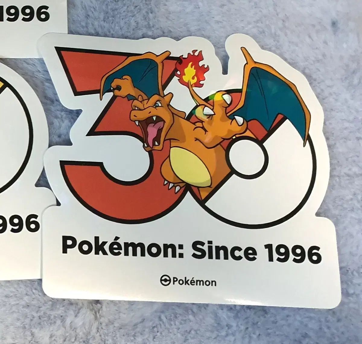 ポケットモンスター 30周年 ロゴ ステッカー コレクション リザードン