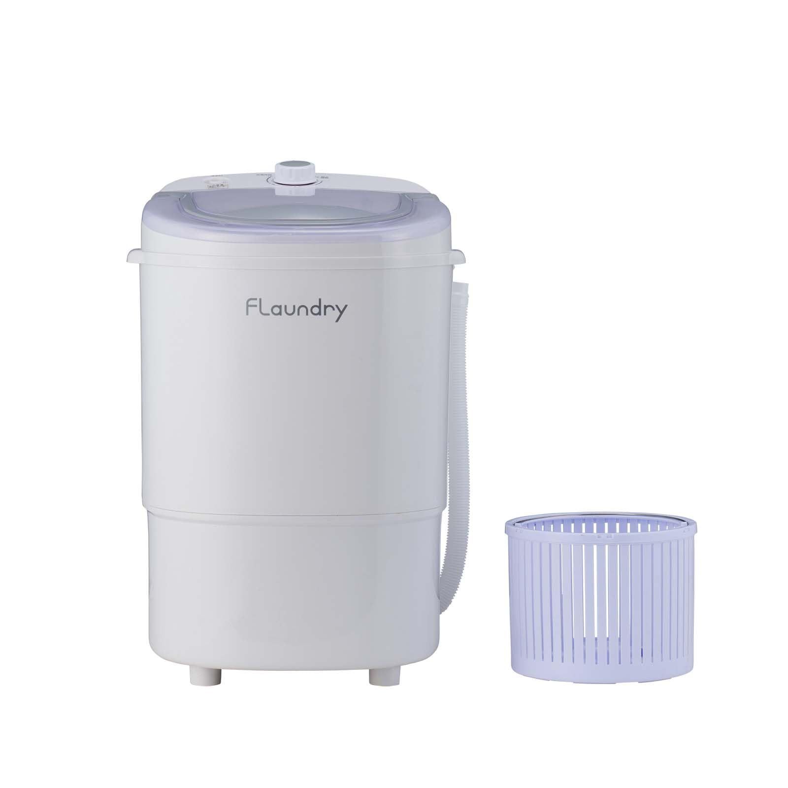 新品 フランドリー (Flaundry) しっかり洗える小型洗濯機 E103 簡易脱水機能付き 子供服 ペット服 靴 ユニフォーム 泥汚れ 容量 16.5L 洗濯容量 3kg 脱水容量 1kg パワフル洗浄力 持ち運び可能 半透明のふた 期間あり ダイヤ da