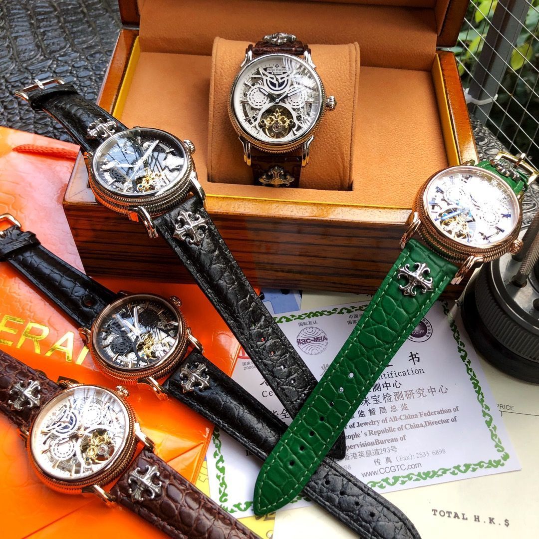 [Patek Philippe] メンズスケルトン オープンワーク クロノグラフ - 専用ケース・カード・袋付き｜本日限定特価｜新品未使用