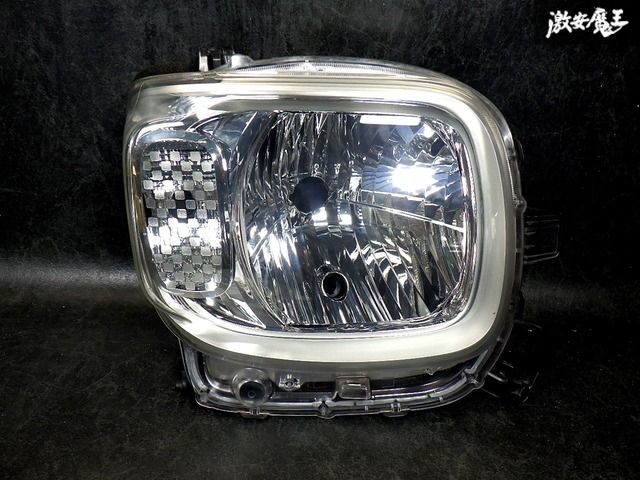 【破損無し！ 即発送！】スズキ 純正 MK53S スペーシア ハロゲン ヘッドライト ヘッドランプ 右 運転席 刻印:D ICHIKOH 1958