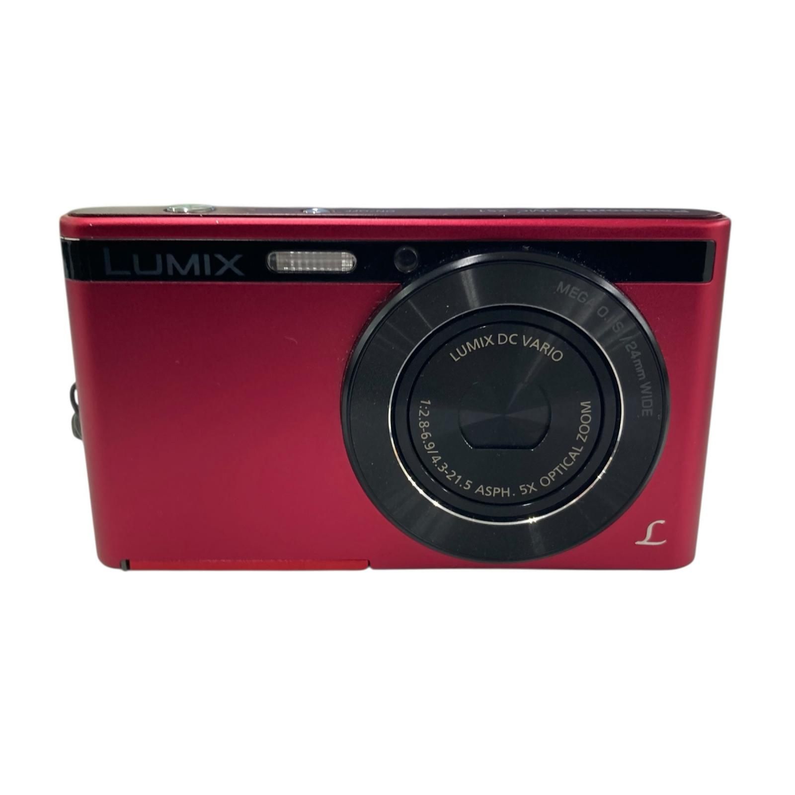 【美品】Panasonic LUMIX DMC-XS1 レッド　動作確認済 186000 動作未確認 Panasonic パナソニック コンパクトデジタルカメラ