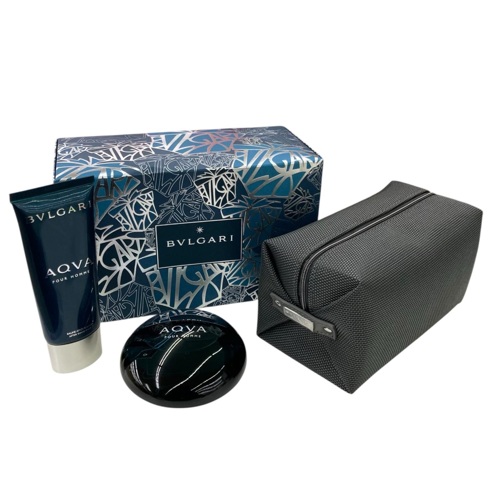186005 現状品 BVLGARI ブルガリ AQVA POUR HOMME 香水 アフターシェーブバーム セット
