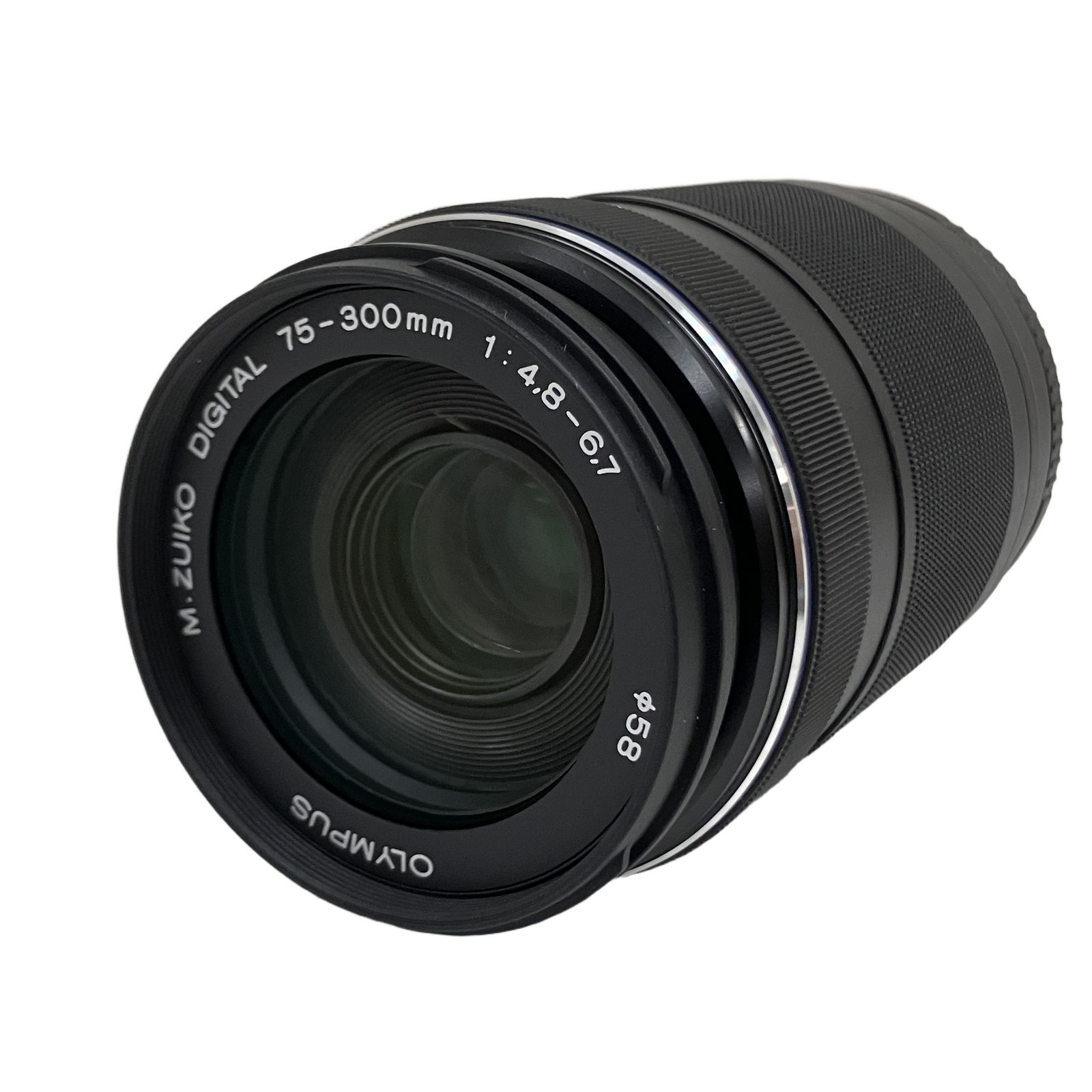 OLYMPUS M.ZUIKO DIGITAL 75-300mm F4.8-6.7 φ58 オリンパス カメラレンズ 中古 O11206680