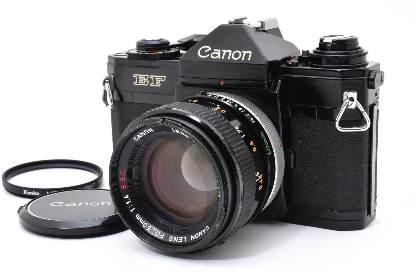 6304 【良品】 Canon Ef Slr Film Camera Canon Fd 50mm F1.4 S.S.C. Prime Lens モルト交換済 動作確認済 キャノン Mfフィルムカメラ