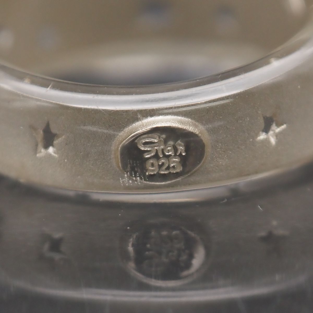 W524 スタージュエリー Star 925刻印 アクリル リング 流れ星 デザイン 