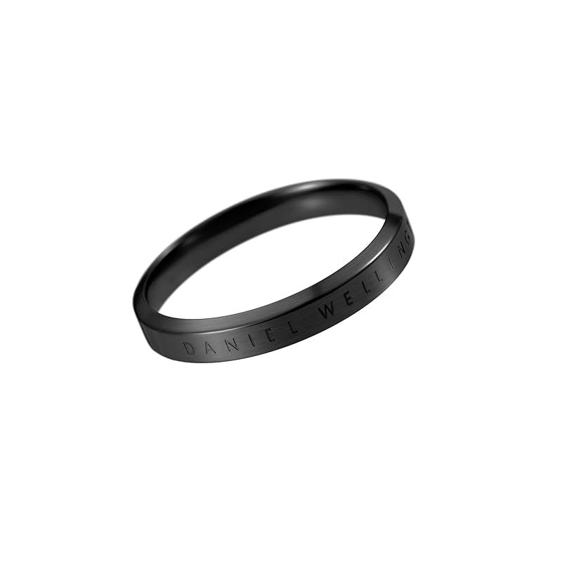 【公式ショップ/刻印入り/正規品】 ダニエルウェリントン Classic Ring Black クラシック ブラックリング ペアリング 金属アレルギー対応 シンプル デラックス指輪 贈り物 プレゼントアクセサリー