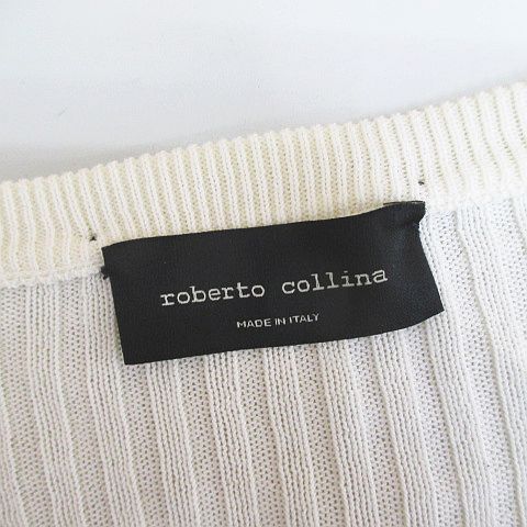 ロベルトコリーナ ROBERTO COLLINA 半袖 サマーニット カットソー 46