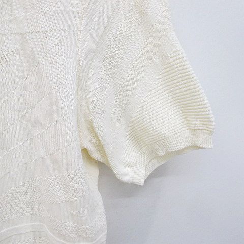 ロベルトコリーナ ROBERTO COLLINA 半袖 サマーニット カットソー 46