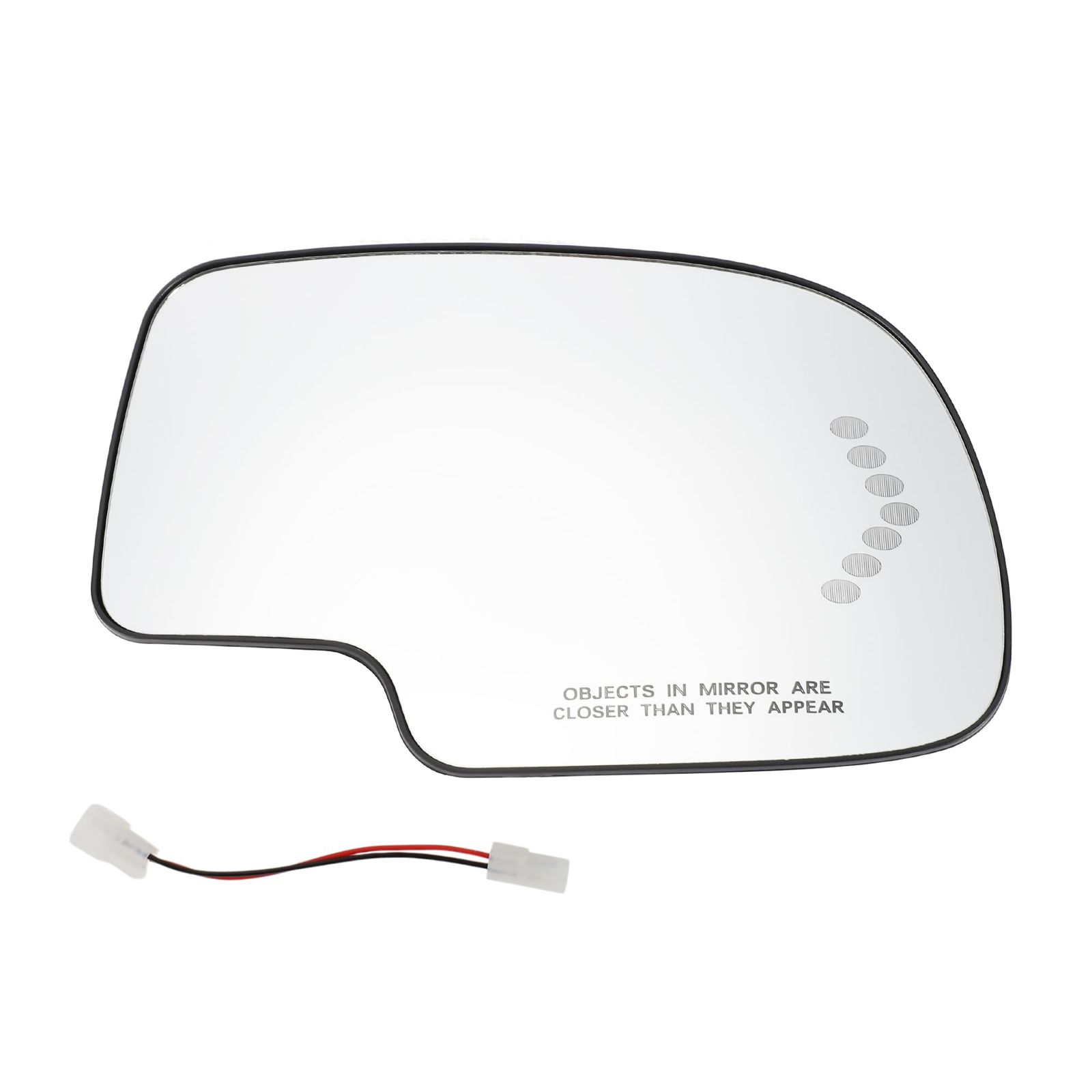 新品 REPAIROCK シボレーに対応シルバラード1500 2500 3500 2003-2006用のミラーガラス交換品1個 右側 W/バッキングプレート ホワイト