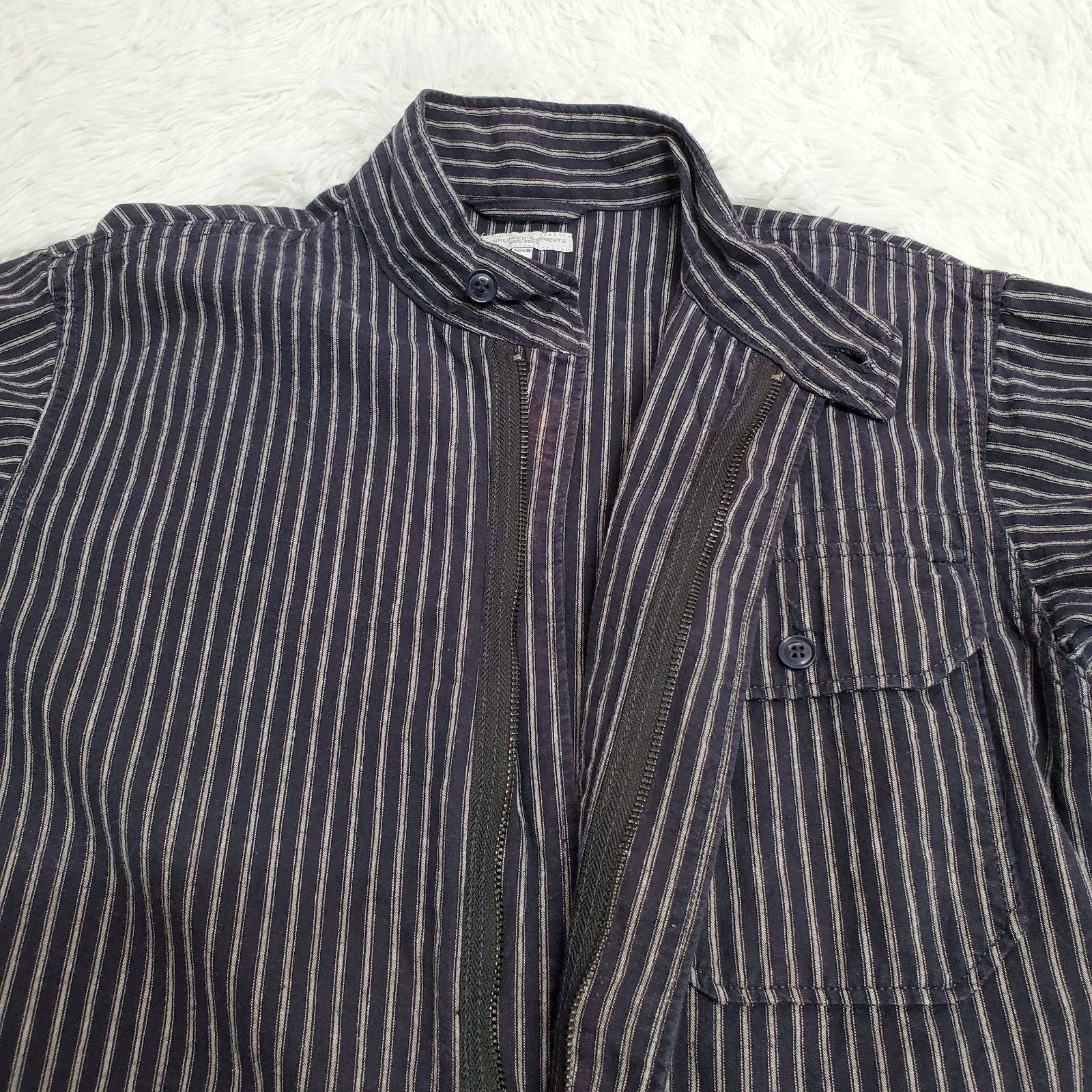 希少✨Engineered Garments エンジニアードガーメンツ 半袖 ストライプ