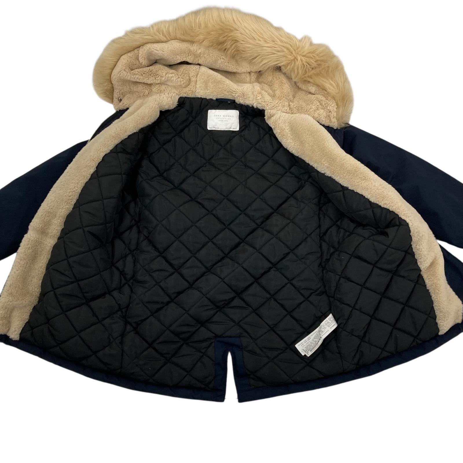 ファー zara ダウンジャケット zara ファー コートの通販