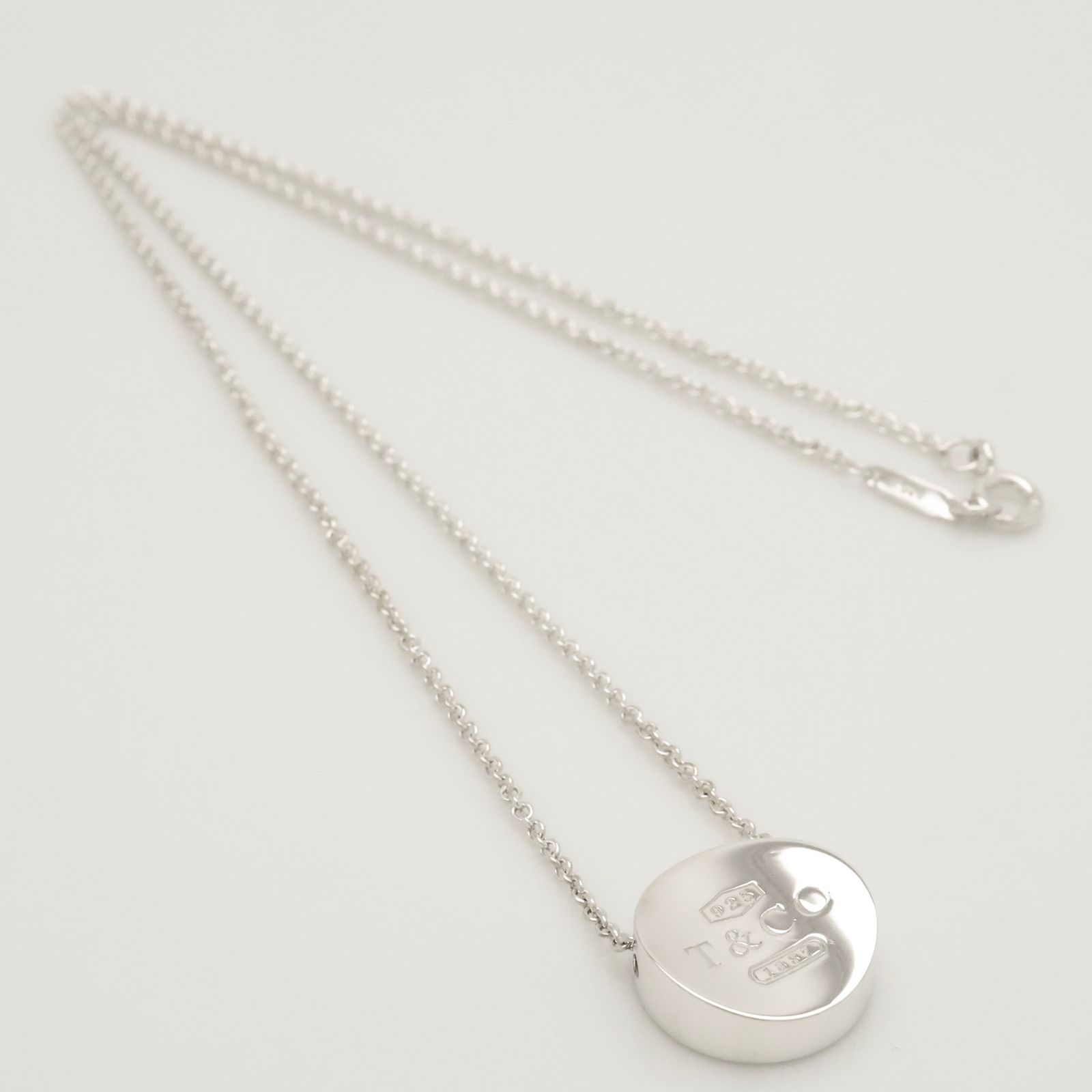 美品】ティファニー TIFFANY&Co. 1837 コンケーブ サークル ネックレス 