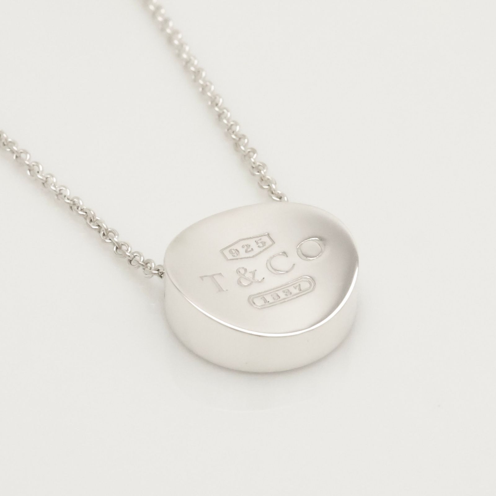 美品】ティファニー TIFFANY&Co. 1837 コンケーブ サークル ネックレス