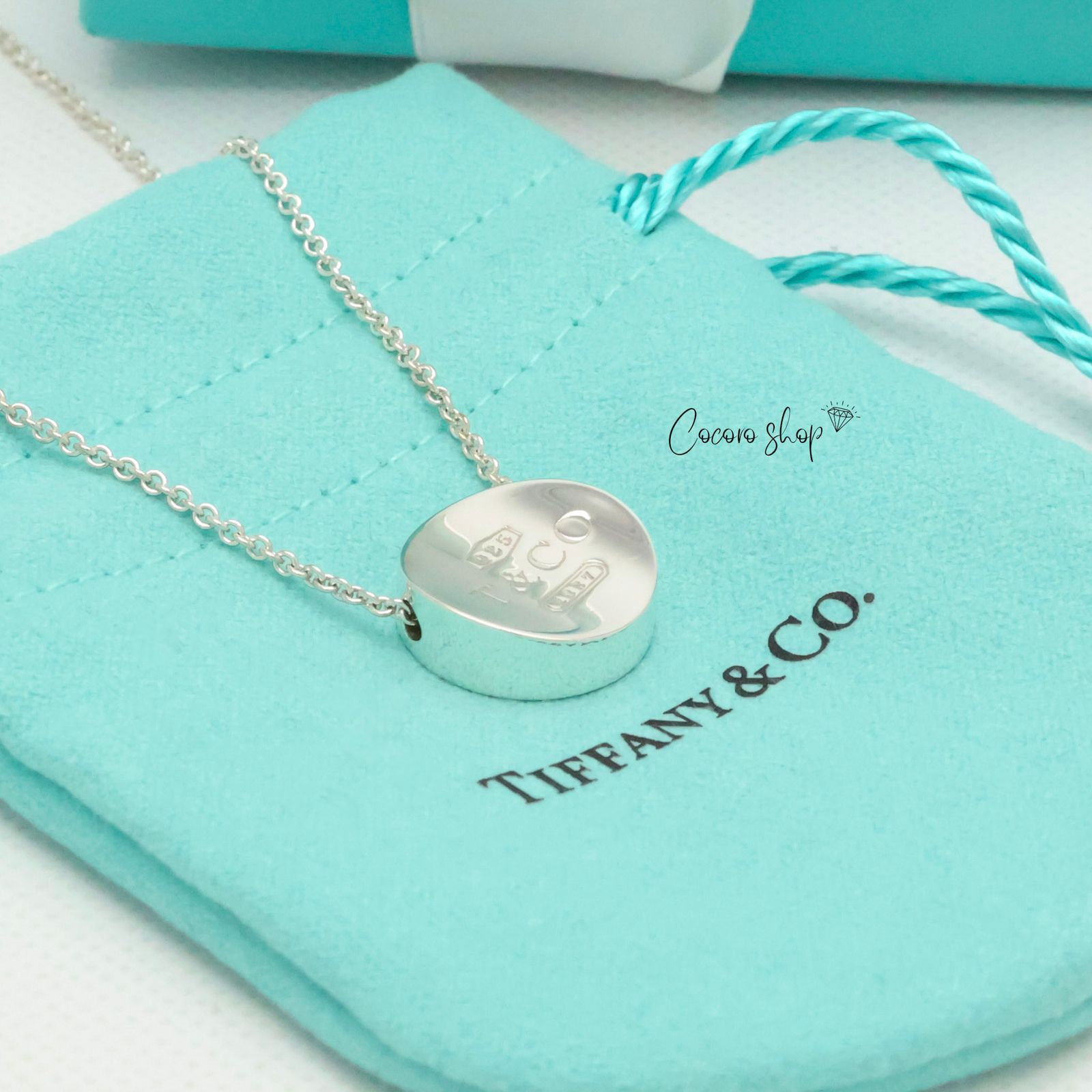 美品】ティファニー TIFFANY&Co. 1837 コンケーブ サークル ネックレス