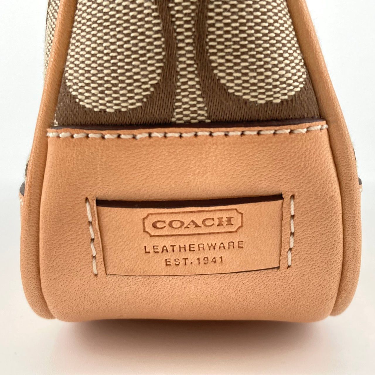 COACH（コーチ） シグネチャー 6094 アクセサリーポーチ ブラウン 