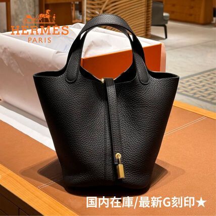 入手困難☆国内発送 HERMES 希少 ピコタン 18 Noir ゴールド金具