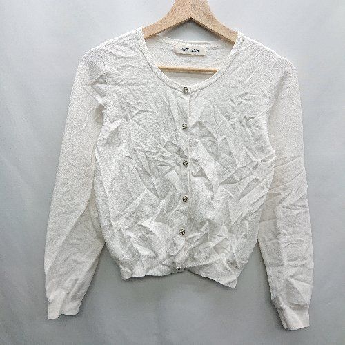 ◇ MISCH MASCH ミッシュマッシュ 長袖 カーディガン サイズM ホワイト レディース E 【1406050090012】 5,684円