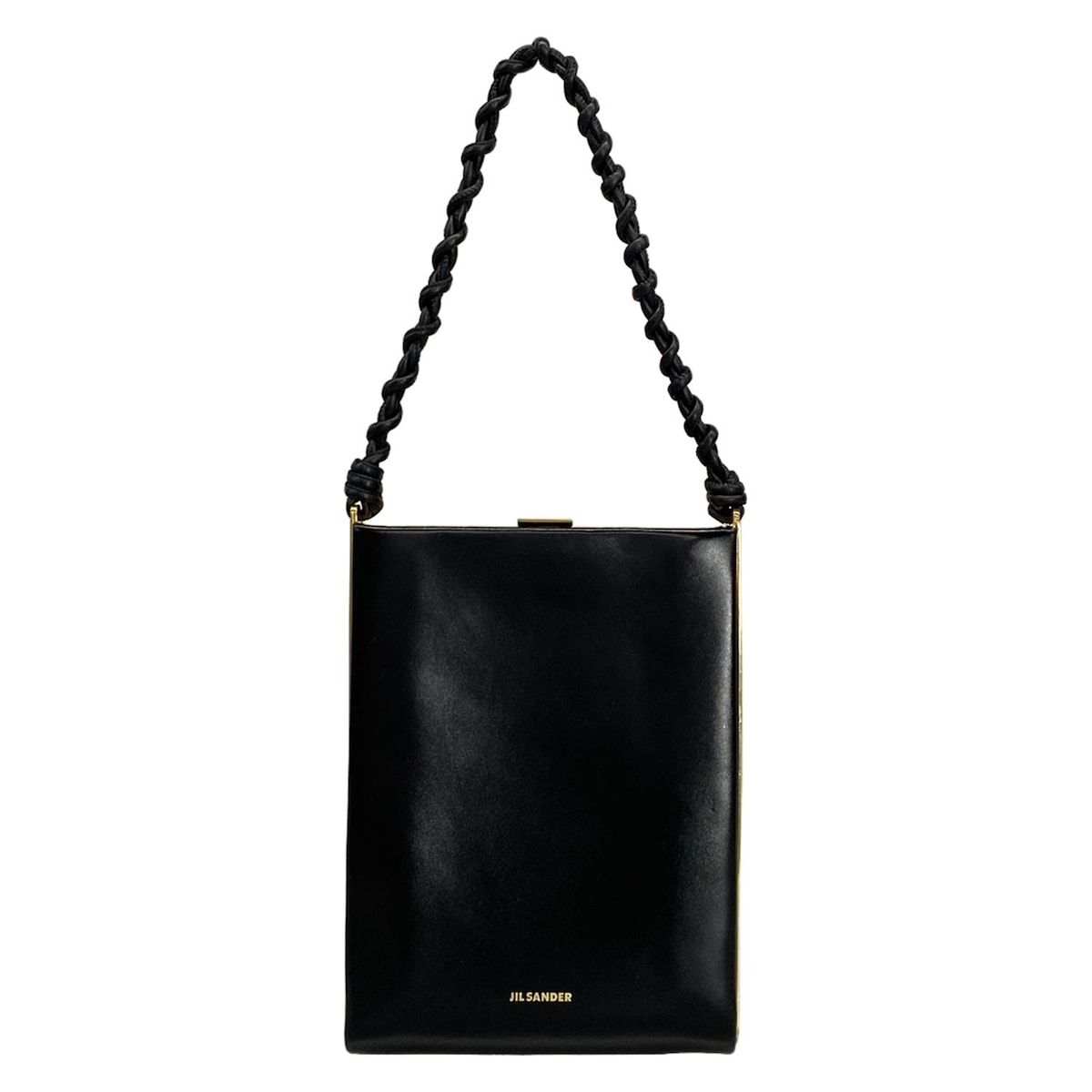 JILSANDER(ジルサンダー) ハンドバッグ 黒 がま口 レザー